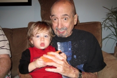 2012 Xmas Eve at the Deeds Nico & Uncle Jimmy